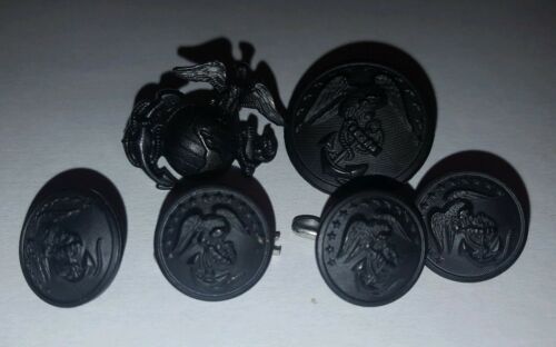 USMC Marine Corps Uniform Buttons FREE US SHIPPING