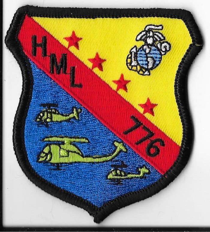 US Marine Corps (USMC) HML 776 Light Helicopter Squadron Patch
