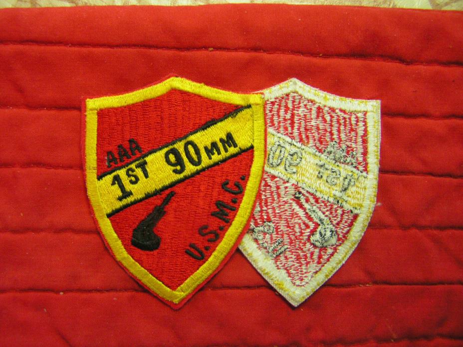 1ST 90 MM AAA BATTALION, MARINE CORPS PATCH