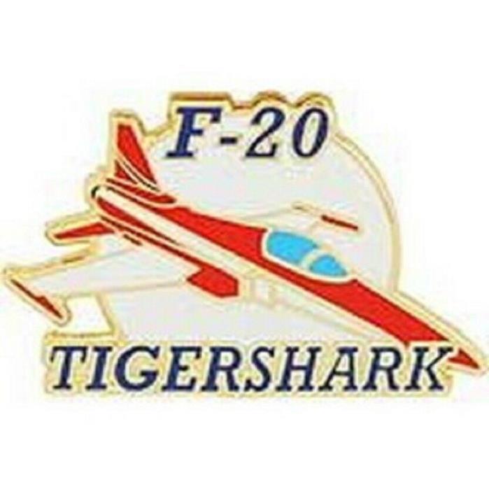 F-20 Tigershark Airplane F-5G light fighter Pin