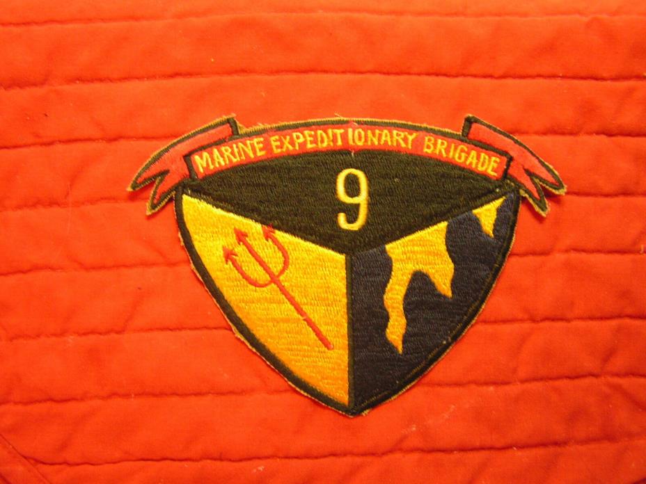 9TH MARINE EXPEDITIONARY  BRIGADE   Vietnam  patch.