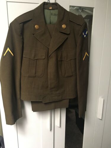 US Army Vintage Ike Jacket And Pants In Good Condition