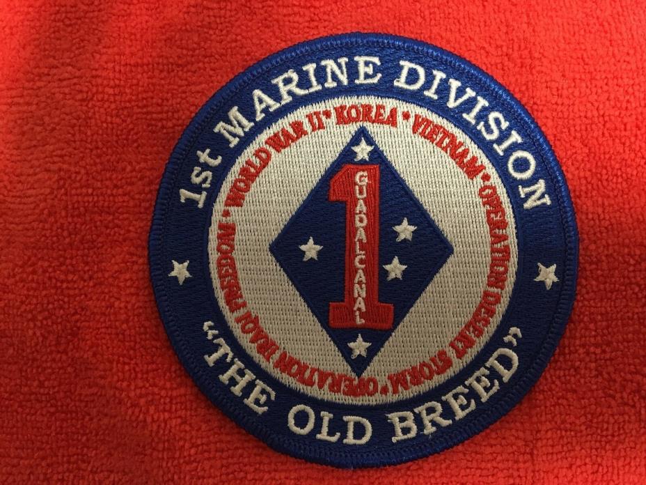 1ST MARINE DIVISION USMC THE OLD BREED  PATCH