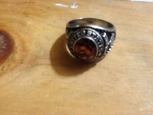 Jostens U.S. Marine Corps Men's Ring with Stone, 11 1/2