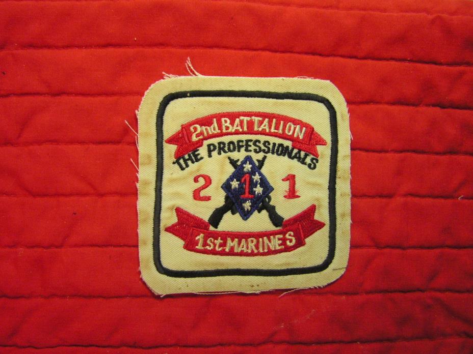 2ND BN 1ST MARINES, 1ST MAR DIV .Vietnam  patch.