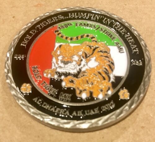 USAF 391st Fighter Squadron Bold Tigers Challenge Coin