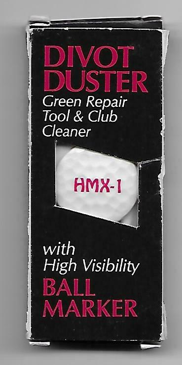 HMX-1 Divot Duster w/High Visibility Golf Ball Marker in original package