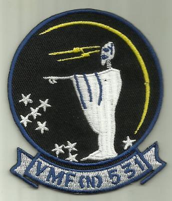 VMF(N) 531 USMC PATCH GREY GHOSTS MARINE FIGHTER SQDN PILOT AIRCRAFT SOLDIER USA