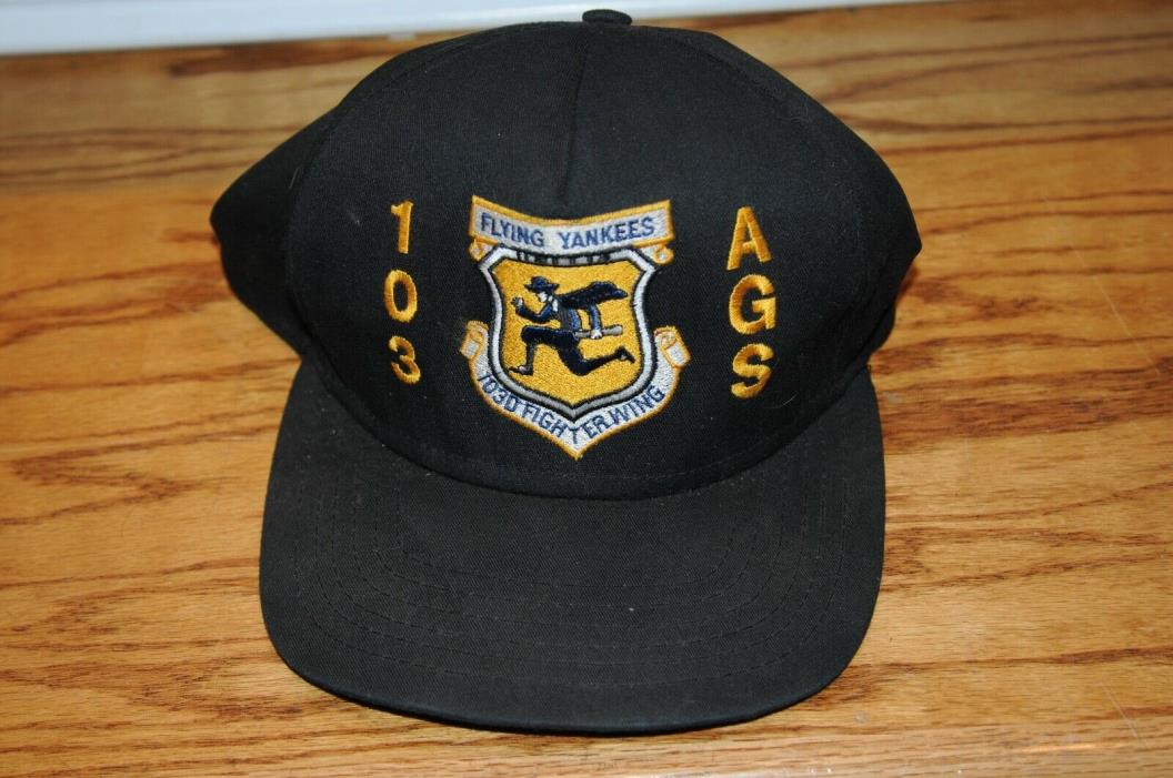 103rd Fighter Group Connecticut Air National Guard Air Force Hat Flying Yankees.