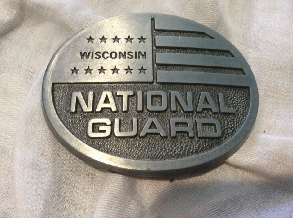 Wisconsin National Guard Belt Buckle