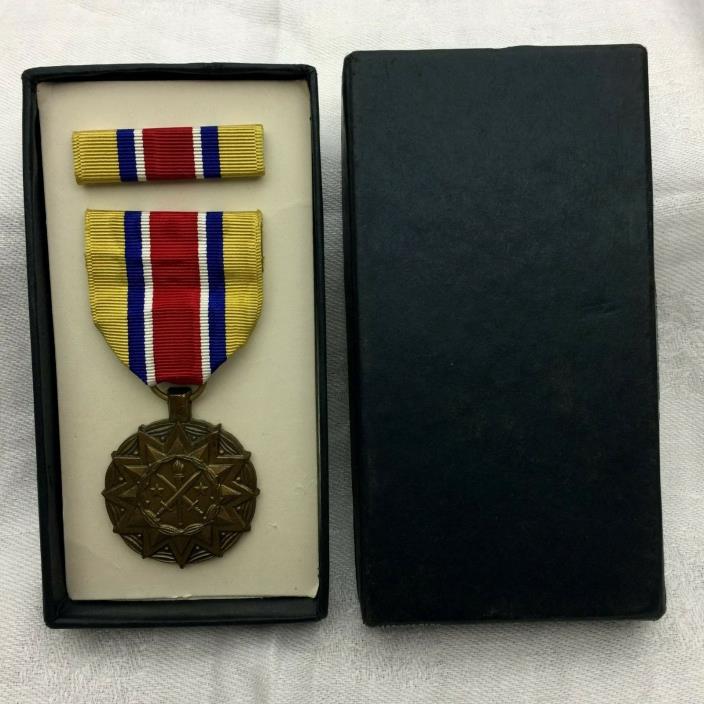 US Army National Guard Reserves Achievement Award Medal Ribbon Bar Set 1972 Vtg