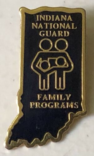 Indiana National Guard Family Programs Lapel Hat Pin Pinback ~ Military