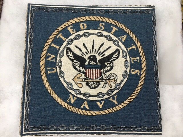 United States Navy Photo Album - Needlepoint Cover