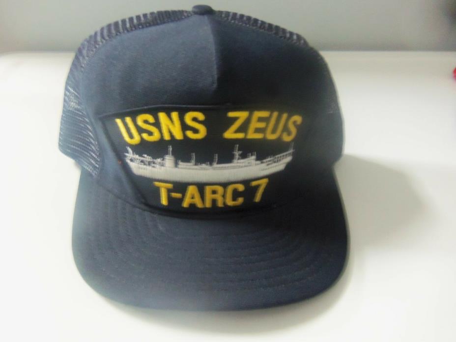 USNS Zeus T-ARC 7 Navy Ship Baseball Cap - Adjustable Back NOS