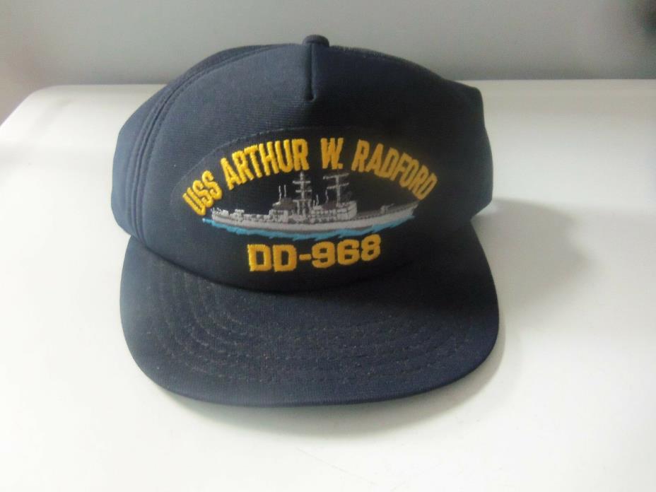 USS Arthur W. Radford DD-968 Navy Ship Baseball Cap - Adjustable Back NOS