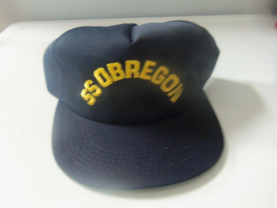 SS Obregon Navy Ship Baseball Cap - Adjustable Back NOS