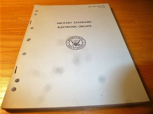 1958 NAVY STANDARD ELECTRONIC CIRCUITS MANUAL 155p. FREE SHIPPING