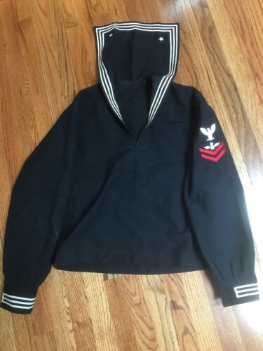 Vintage US NAVY Dress Uniform Cracker Jack Donald Duck Wool Man’s Jumper 42R