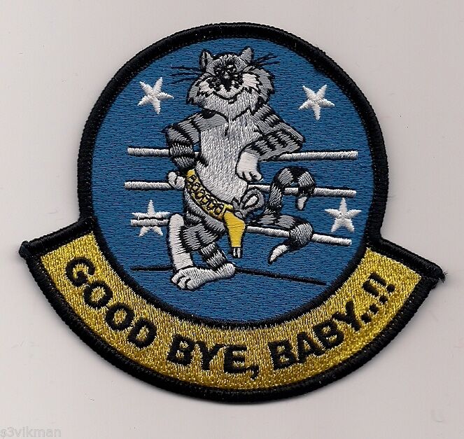 USN F-14 TOMCAT GOOD BYE BABY patch