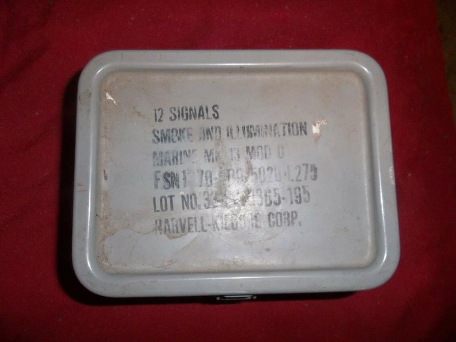 US NAVY SIGNAL CONTAINER MK3 MOD 0 563246 GREAT CONDITION