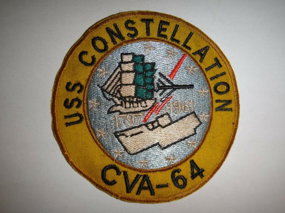 US Navy Patch USS CONSTELLATION CVA-64 Supercarrier
