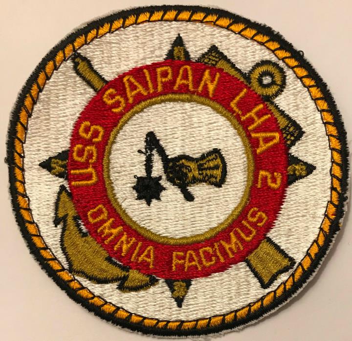 USS Saipan LHA 2 Omnia Facimus US Navy Patch