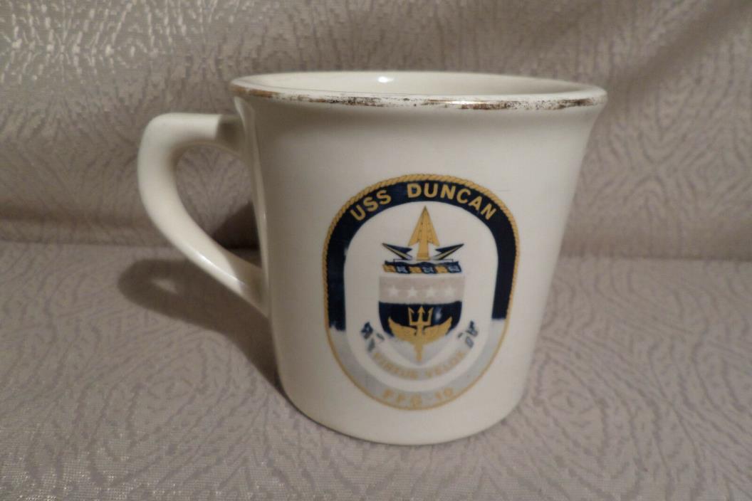 USS Duncan FFG 10 CUP Coffee Navy Ship