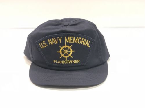 Us Navy Memorial Plankowner Hat One Size Fits All Snap Back