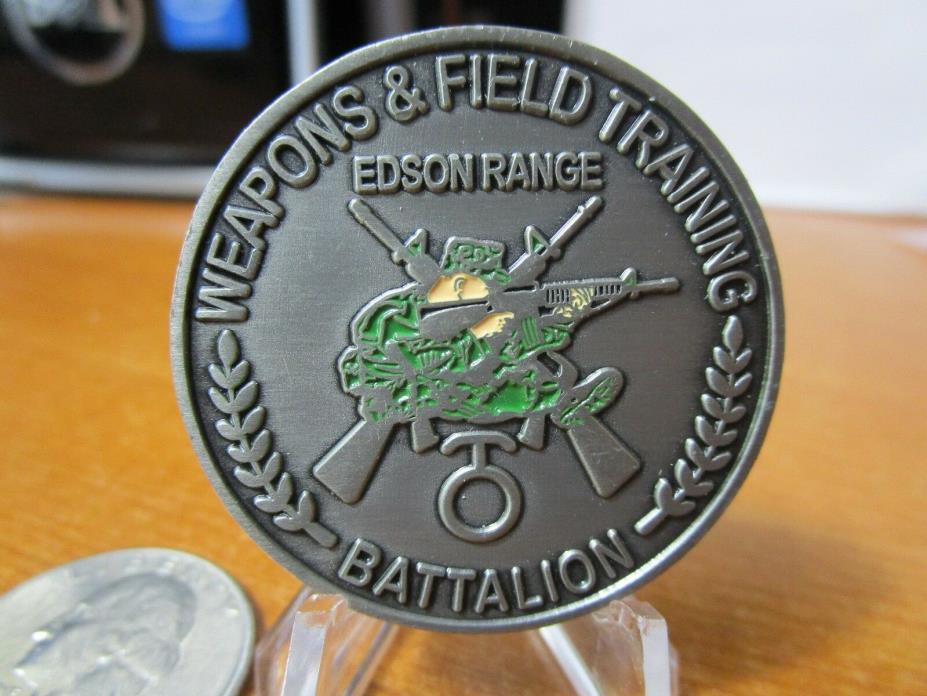Weapons & Field Training Battalion Edson Range The Crucible Challenge Coin #6679