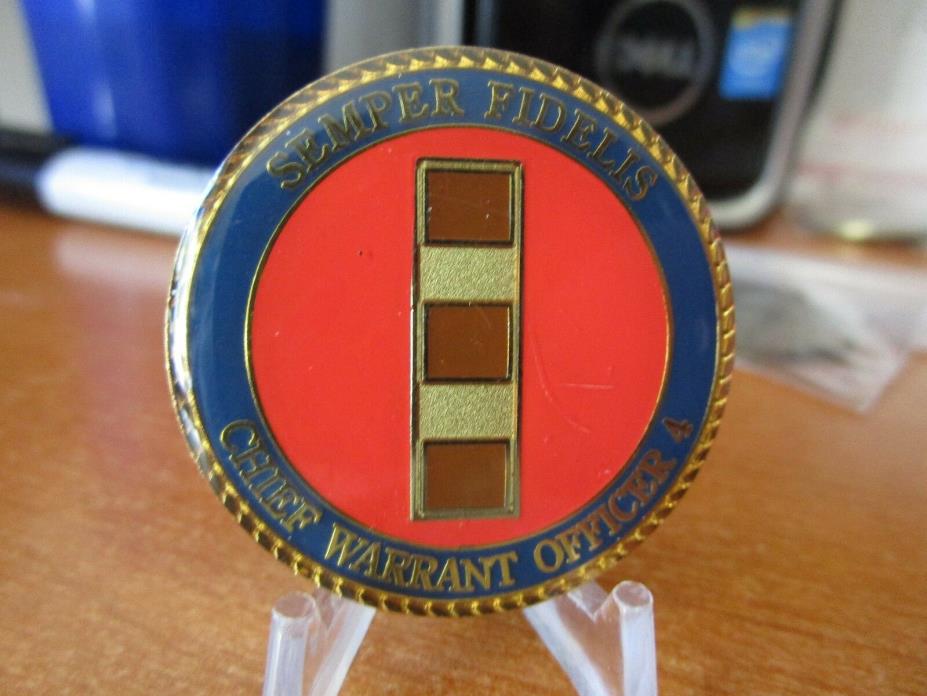 United States Marine Corps Chief Warrant Officer USMC Challenge Coin #4185