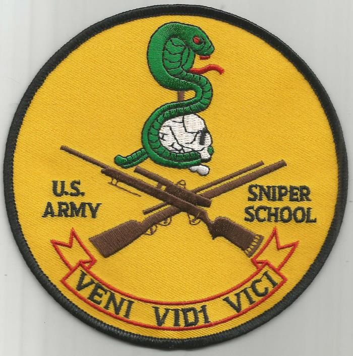 US Army Sniper School 4.75
