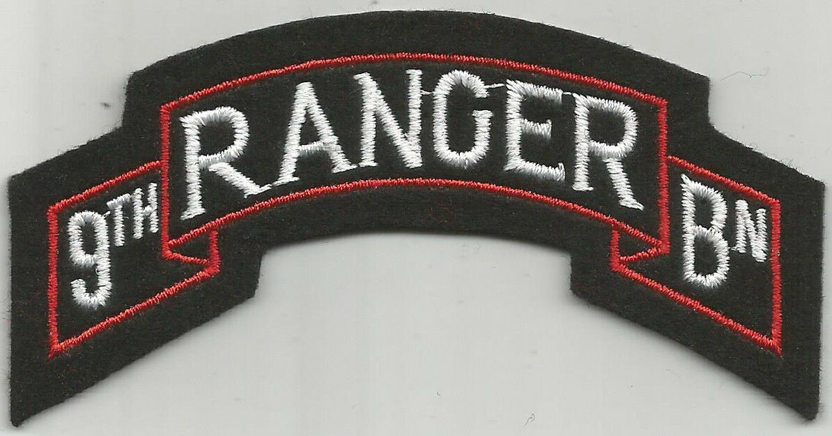 US Army 9th Ranger BN Scroll Patch