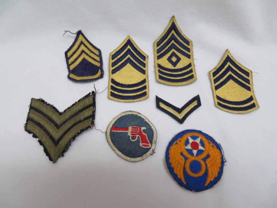 Military Sergent Patches