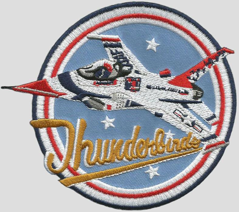 USAF Thunderbirds F-16 Patch