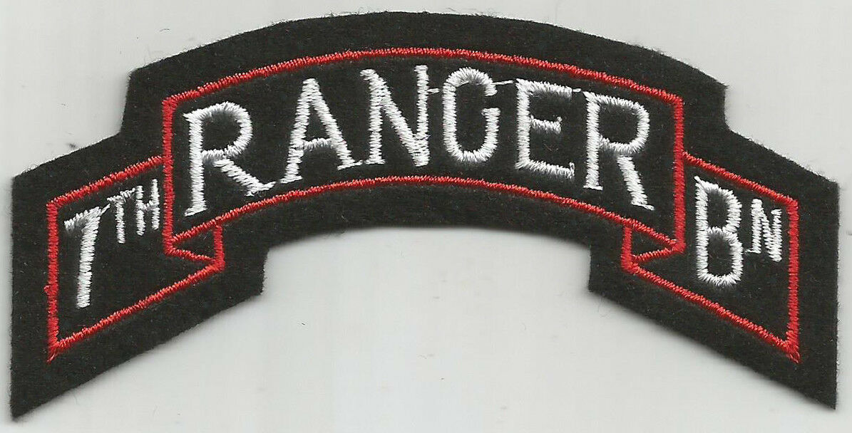 US Army 7th Ranger BN Scroll Patch