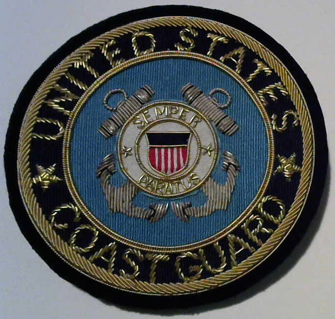 United States Coast Guard Bullion Pocket Patch - NOS