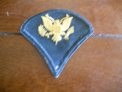 Vintage Military Patch w/ Gold Eagle / About 3