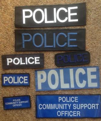 British POLICE subdued 'SWAT' XL BACKPATCH