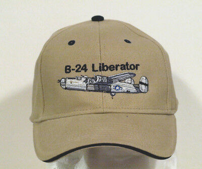 B-24 Liberator WWII Embroidered Adult Adjustable Hat (new)