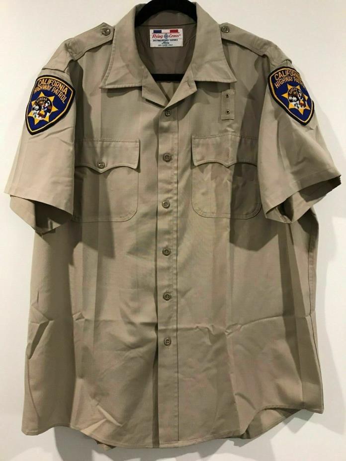 CHP California Highway Patrol  Shirt Short Sleeve Shirt 17.5