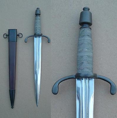 Main Gauche 17th Century Left Handed Dagger with a Full Tang and EN45 Blade