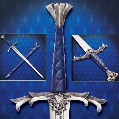 English King Arthur Medieval Excalibur Sword. Hand Made High Carbon Steel Blade