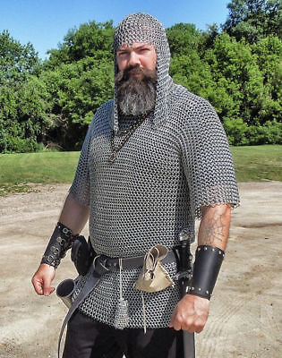Christmas gift Mild steel Armor Chainmail Butted Viking Antique Medieval Shirt