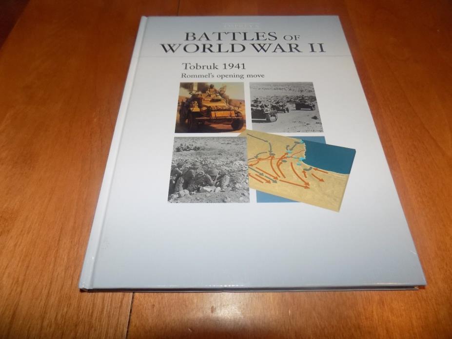 BATTLES OF WORLD WAR II TOBRUK 1941 North Africa Afrika Korp Britain Book NEW