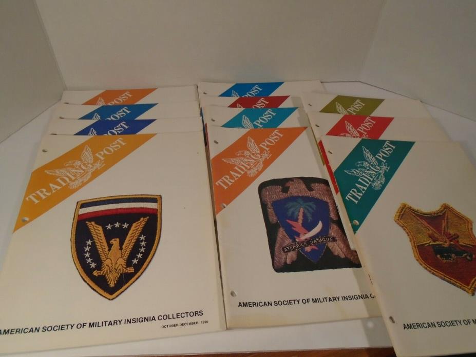 Trading Post American Society of Military Insignia Collectors   lot of 11-osprey