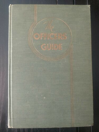The Officer's Guide 19th Edition 1952 good condition