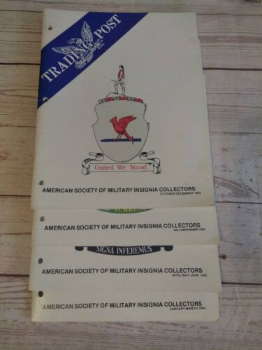 Trading Post American Society of Military Insignia Collectors Rare 1982 lot