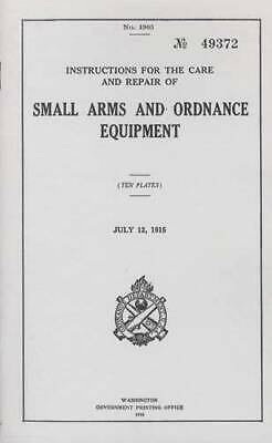 REPRINT Care and Repair of Small Arms and Ordnance Equipment - July 12, 1915