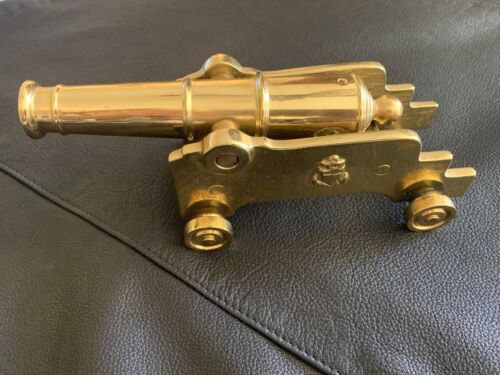 British Ship Serapris 1779 Brass Cannon Victory At Sea Virginia Metalcrafters