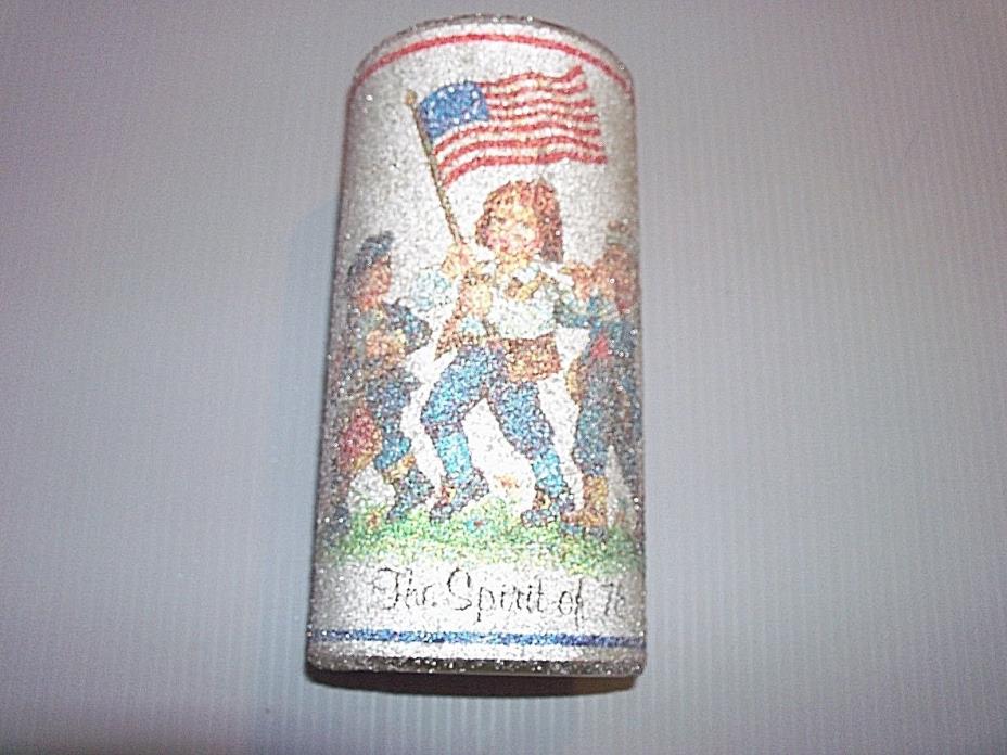 Spirit of 76 candle USA America Liberty Bell Flag NEW